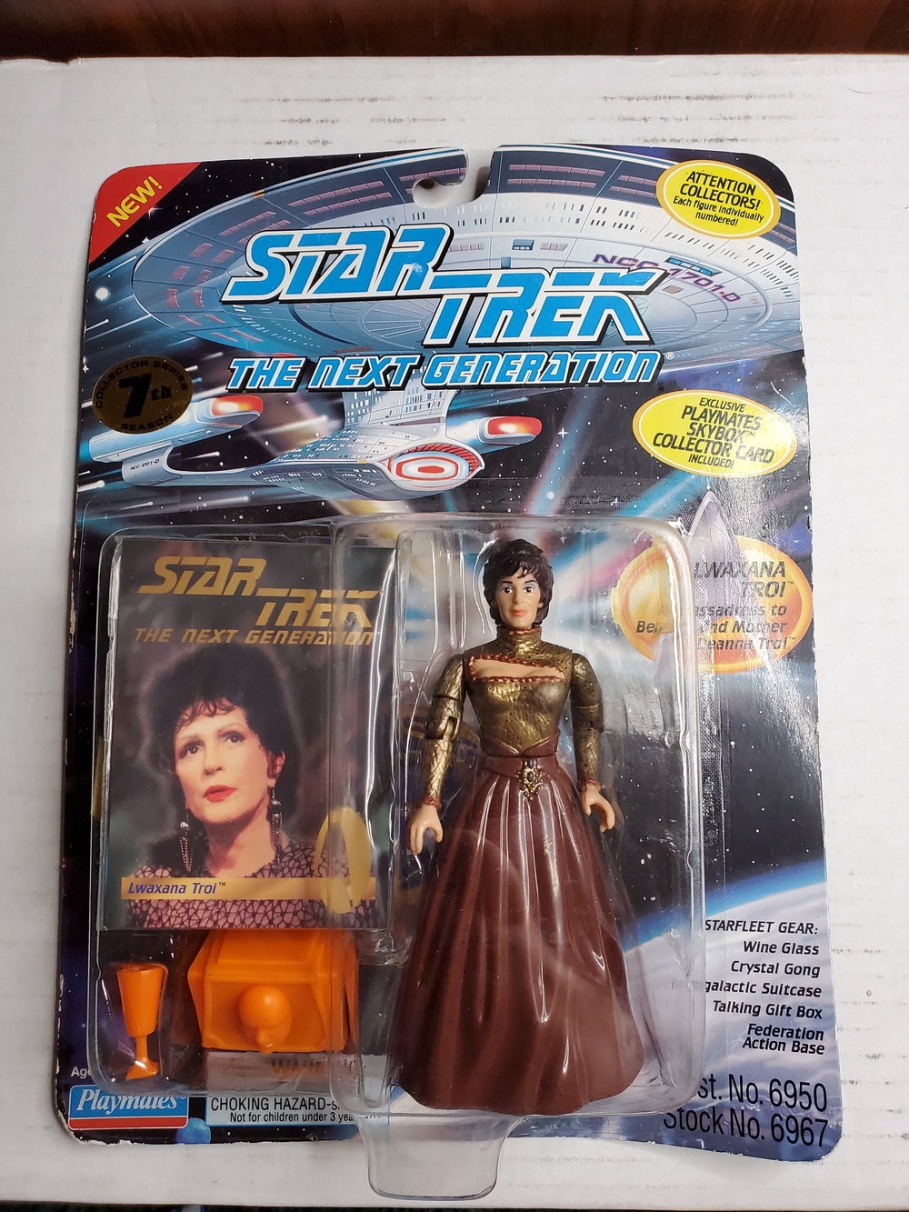 Star Trek The Next Generation Lwaxana Troi Action Figure - Brown & Gold